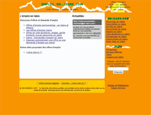 Tablet Screenshot of emploi.en-isere.com